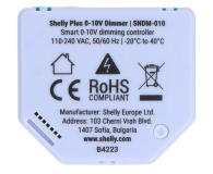 Shelly Inteligentny Ściemniacz światła WiFi Plus 0-10V Dimmer - 1268947 - zdjęcie 3